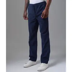 MBO - Pantalon Hombre Corduroy Con Elastico Classic Fit Azul Marino