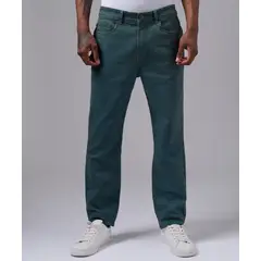 MBO - Pantalon Hombre Denim Slim Fit Verde