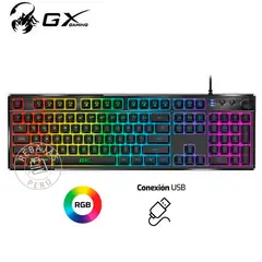 GENIUS - Teclado Gamer GX Scorpion K7 RGB AI Copilot USB Negro Pro Elite