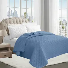 GOLDSUN - CUBRE CAMA 1 PIEZA TELA CON TELA DE VERANO 2 PLAZAS