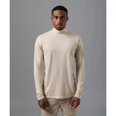 MBO - Polo Hombre Manga Larga Jersey Cafarena Beige
