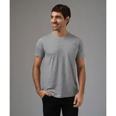MBO - Polo Hombre Manga Corta Basico Cuello Redondo Melange
