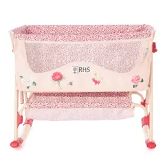 ROMA PRAMS - Cuna para Muñecas Reborn RHS Flora Bedside Cribe