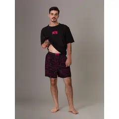 CALVIN KLEIN - 96 WOVEN SLEEPWEAR - BOXER SET IN A BAG CK