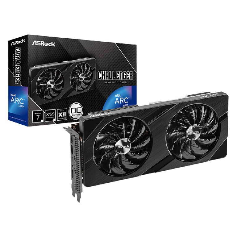 TARJETA DE VIDEO INTEL ARC A770 CHALLENGER 16GB OC