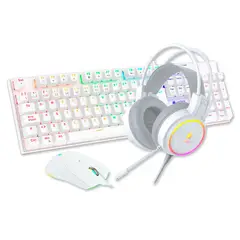 ANTRYX - COMBO X3 AUDIFINO MOUSE Y TECLADO GC-3100 BLANCO