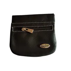 PERRY JHAN - Monedero minimalista de Cuero