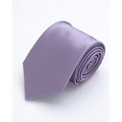 ANDREW'S TIES - CORBATA LAVANDA SOLIDO BRILLOSO