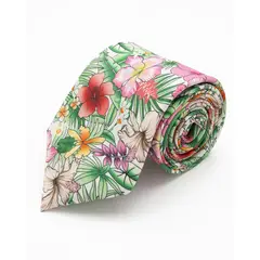 ANDREW'S TIES - CORBATA FLORES MULTICOLORES
