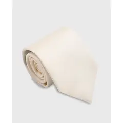 ANDREW'S TIES - Corbata de seda color Crema