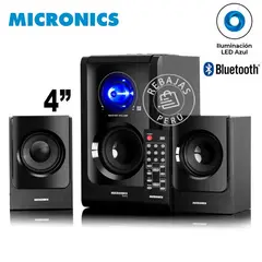 MICRONICS - Parlante 2.1 Swing MIC S6001BT Bluetooth 10m Sound System 4”
