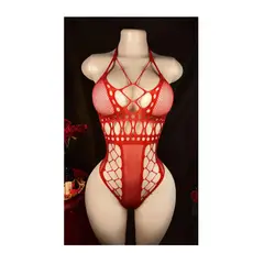 MORITA BAG STORE - CONJUNTO DE LENCERIA ENCAJE PARA MUJER TRANSPARENTE DISEÑO