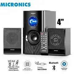 MICRONICS - Sistema de Sonido FENDER MIC S6004BT 4 Bluetooth LED USB FM