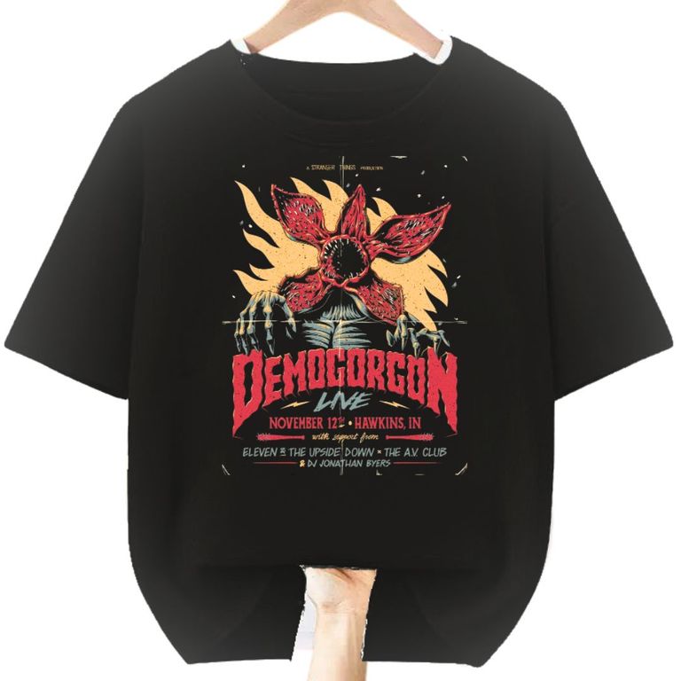 Polo Algodon Demogorgon Stranger Things - Tallas 14 hasta XL