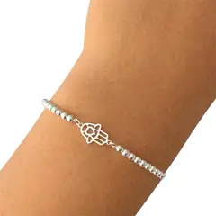 JOYERIA D'PILMER - PULSERA DE PLATA MANO DE FATIMA