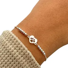 JOYERIA D'PILMER - PULSERA DE PLATA HUELLITA