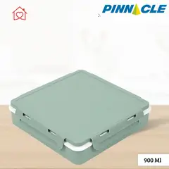 GENERICO - Taper de Plastico Cuatro Divisiones Pinnacle 900 ml Verde