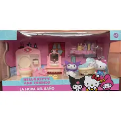 SANRIO - SET DE BAÑO DIVERTIDO HELLO KITTY Y KUROMI