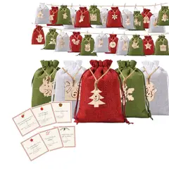 GENERICO - CALENDARIO DE ADVIENTO PARA ARBOL CON 24 FRASES MOTIVACIONALES Y MISIÓN DIARIA