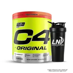 CELLUCOR - C4 Original 50 Serv Pre entreno - Fruit Punch + Shaker