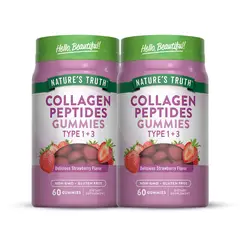 NATURE'S TRUTH - PACK X 02 - Gomitas Péptidos Colageno Tipo 1 y 3 / 120mg - 60 Gomitas
