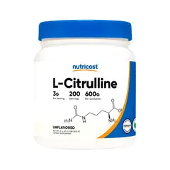 NUTRICOST - Citrulina / L-Citrulline 600 g - 200 servicios