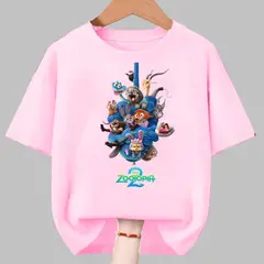 GENERICO - Polo Zootop Juddy Hoops y Nick Wilde Algodon - Tallas 4 al XL