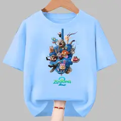 GENERICO - Polo Zootop Juddy Hoops y Nick Wilde Algodon - Tallas 4 al XL