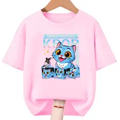 GENERICO - Polo Algodon Derpy Guerreras Kpop Demon Hunters- Tallas 6 hasta XL