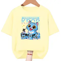 GENERICO - Polo Algodon Derpy Guerreras Kpop Demon Hunters- Tallas 6 hasta XL