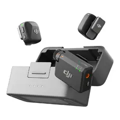 DJI - Micrófono Inalámbrico Mic Mini, 2 TX + 1 RX +Estuche de carga