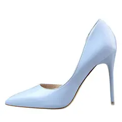 SHANDIAN - Zapato Formal Mujer Azul
