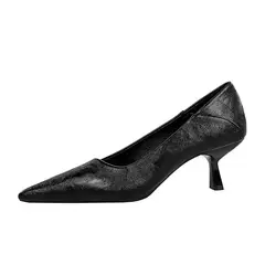 SHANDIAN - Zapato Formal Mujer Negro