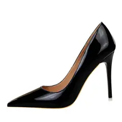 SHANDIAN - Zapato Formal Mujer Negro