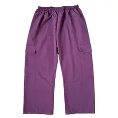 RED CARROT - Pantalon cargo niña tela mojada color uva