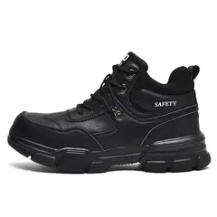 SHANDIAN - Zapatos Seguridad Hombre Negro