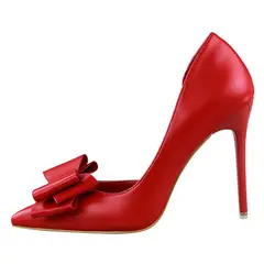 SHANDIAN - Zapato Formal Mujer Rojo