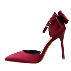 SHANDIAN - Zapato Formal Mujer Rojo