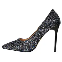SHANDIAN - Zapato Formal Mujer Azul