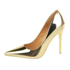 SHANDIAN - Zapato Formal Mujer Plateado