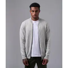 MBO - Chompa Hombre Pet Abierta Cuello Neru Con Cierre Gris