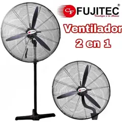 FUJITEC - Ventilador Industrial De 26 CF-2602 2en1 200w Negro