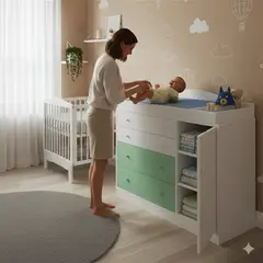 DIBA MUEBLES - Cómoda Cambiador Bebe Dukiny