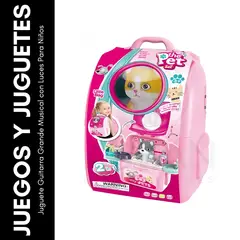 GENERICO - Set De Veterinario Y Mochila 2 En 1 de Gatito