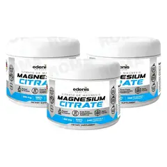EDENIS HEALTH - PACK 3 CITRATO DE MAGNESIO 240 CÁPSULAS