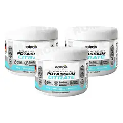 EDENIS HEALTH - PACK 3 CITRATO DE POTASIO 200G EN POLVO