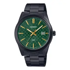 CASIO - Reloj MTP-VD03B-3A Hombre Acero Negro