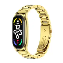 GENERICO - Correa Eslabón para Xiaomi Band 7 - DORADO
