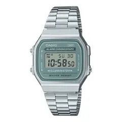 CASIO - Reloj Digital A168WA-3AY- Plateado