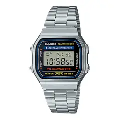 CASIO - Reloj Digital A168WA-1W- Plateado
